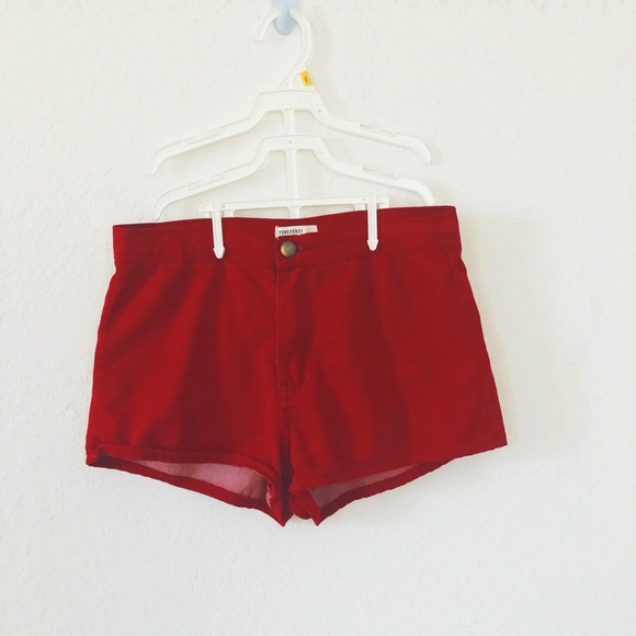 Cute Red Shorts from Forever 21 - Picture 4 of 6